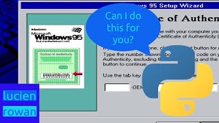 Authenticating Windows 95 with Python: Demystified