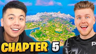I Got My First Fortnite CHAPTER 5 WIN! (Ft. Lachlan)