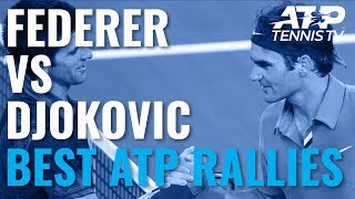 Roger Federer vs Novak Djokovic: Best ATP Rallies Ever