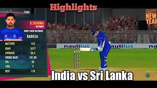 India vs Sri Lanka High Voltage Match Highlights|| Real Cricket 22 #highlights #cricket