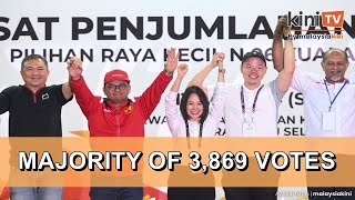 EC officially declares Pang as winner of Kuala Kubu Baharu polls