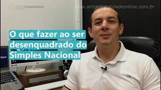 Desenquadramento do Simples Nacional