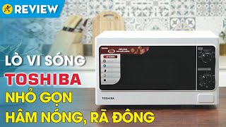 Lò vi sóng Toshiba 20 lít: nấu, hâm nóng, rã đông (ER-SM20(W1)VN) • Điện máy XANH