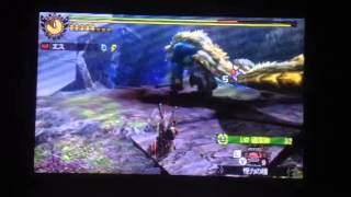 【MH4】集会所上位 ジンオウガ ソロヘビィボウガン3:15