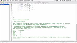 5.7. (Part 2) Test Average and Grade - Java