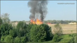 Whitby fire crews battle 3-alarm blaze at residential construction site