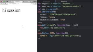 Server Side JavaScript - session 3 : counter 2
