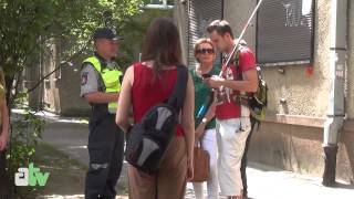 Lenkų ūkininkų, protestuojančių prieš skalūnų dujų gavybą, palaikymo akcija 2013 06 13