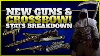 New Crossbow, EMP44, NZ-41, \u0026 SDK 9mm Stats \u0026 Impressions! (Gun Guide)