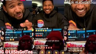 USHER \u0026 LIL JON LIVE ON INSTAGRAM WITH NEW SONG SEX BEAT FEATURING LUDACRIS! LOVERS \u0026 FRIENDS VIBES