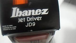 Ibanez JD9 9 Series Jet Driver Distortion Pedal review