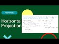 Horizontal Projection (Edexcel IAL M1 1.1)