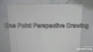 One Point Perspective Drawing Part 1 for class 4