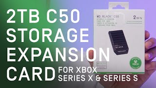 2TB WD_BLACK C50 Storage Expansion Card for Xbox Series X | S - Walkthrough