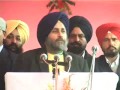 sukhbir badal addresses people at muktsar maghi mela sukhbir singh badal in muktsar punjab