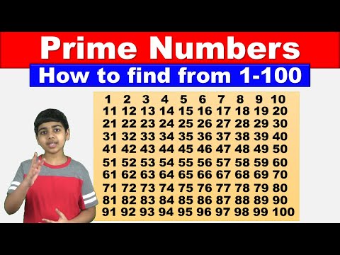 What are the first 100 prime numbers?