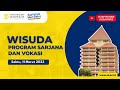 Live Streaming: Wisuda Program Sarjana dan Vokasi Semester Gasal 2023