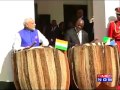 pm modi plays drums in tanzania