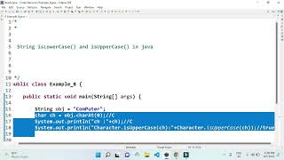How do you use Character.isLowerCase() & Character.isUpperCase() method? | String in Java
