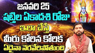 జనవరి 25 షట్తిల ఏకాదశి రోజు ఇలా చేస్తే మీరు కోరిన కోరిక ఏదైనా నెరవేరిపోతుంది | Bhavishyavani