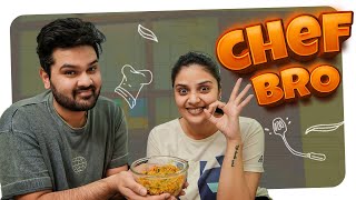 CHEF BRO || Cooking || Egg Fried Rice || Sreemukhi || Sushruth