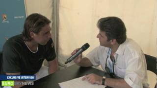 Marcos Baghdatis - Exclusive Interview at Medibank International 2010