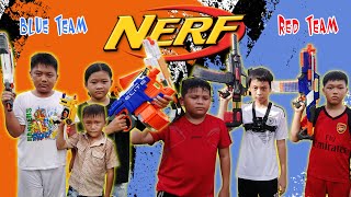 Nerf War : Chia Team Bắn Súng Nerf | Nerf Gun Battle