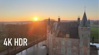 Heeswijk Dinther kasteel 4K HDR met drone mavic air