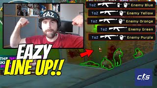 TAZ SHOWS OFF HIS EX-PRO TRIGGER DISCIPLINE!! CS2 and CSGO Twitch HIGHLIGHTS!!