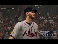 INCREASING THE DIFFICULTY AGAINST THE BRAVES - MLB THE SHOW 24 - SPEEDY, CONTACT 3RD BASEMAN