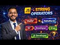 JavaScript String Operators Explained JavaScript Tutorial