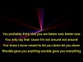 Better Now-Post Malone (Karaoke/Instrumental w/ Original Backing vocals)