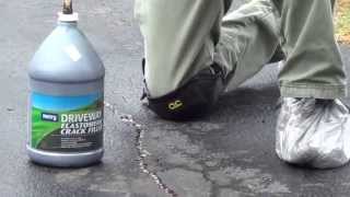 Asphalt Crack Repair - Steps to Fill Driveway Cracks