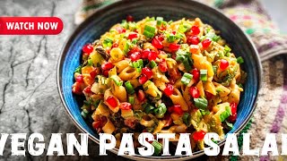 QUICK & EASY Vegan Pasta Salad Recipe | Perfect Summer Side Dish | Plant-Based Delight