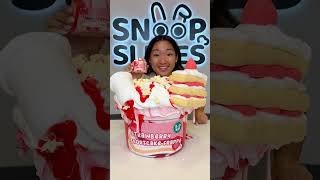 Making The Biggest Strawberry Shortcake Slime