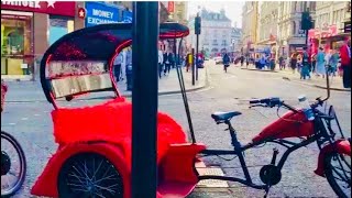 লন্ডনের রিকশা কেমন হয় || Rickshaw in London || Fancy Rickshaw Ride