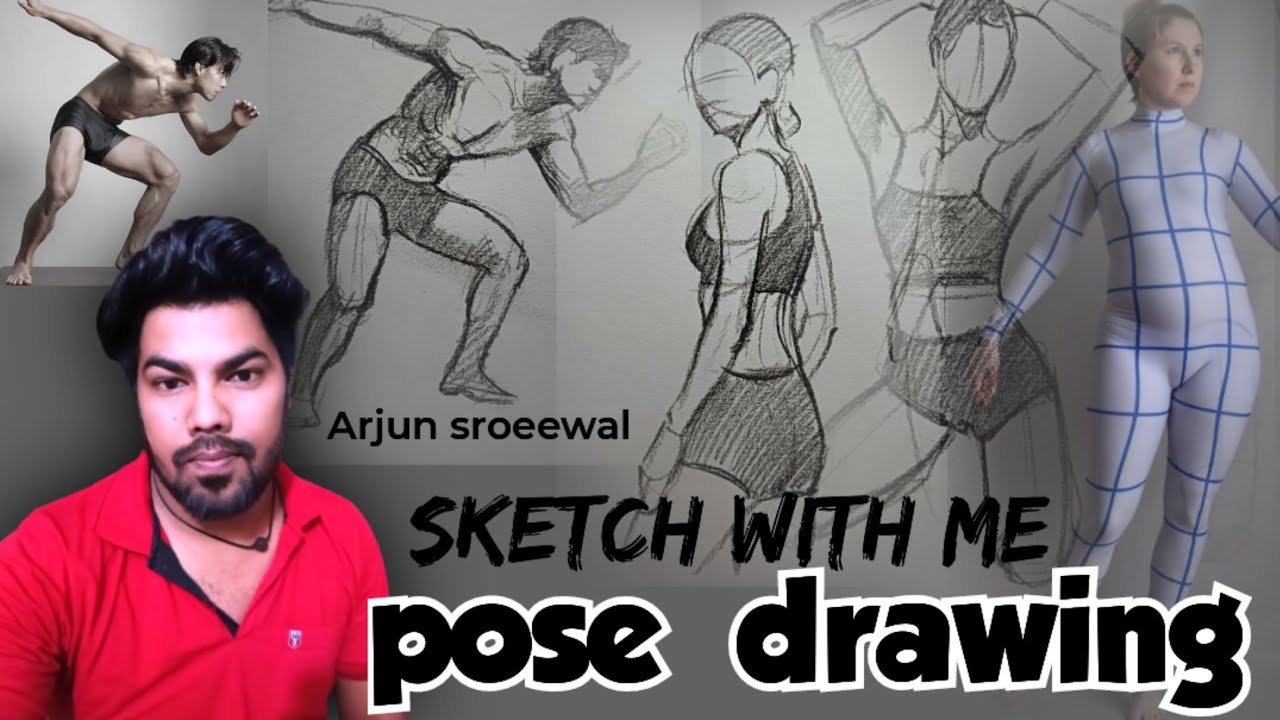 How To Draw Any Pose Drawing Pose Drawing Pose Drawing Tutorial
