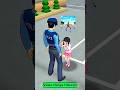 Mio Tell Me Police There Zombie Bhoot Mon$ter 🧟‍♂️ #shorts #sakuraschoolsimulator #gamesakura