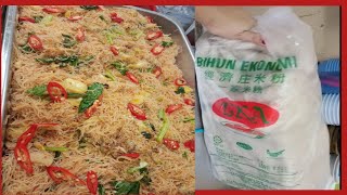 cara masak bihun goreng. dengan porsi yg banyak. dn mudah