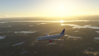 Fenix A320 | MSFS2024 | EKBI - Billund, Denmark - ESGG Gothenburg, Sweden | 21ST LEG