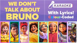 We Don't Talk About Bruno (Karaoke Lyrics | color-coded)