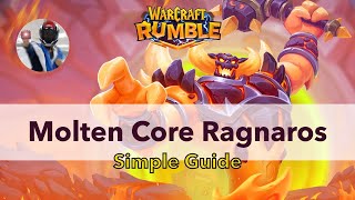 [Warcraft Rumble] Molten Core Ragnaros simple guide - Drakki 25.7 + teammate 27.x - v8.5.0