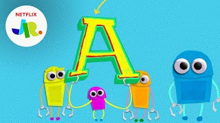 Letter A | StoryBots ABC Alphabet for Kids | Netflix Jr