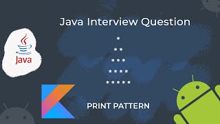 Star pyramid pattern program in java Part-2