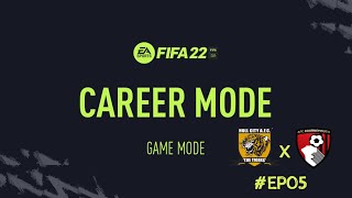 Realistic Career Mode - HULL CITY X AFC Bournemouth - FIFA 22 #EP05 - Modo Realista