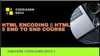 HTML Encoding || HTML 5 (# 17)