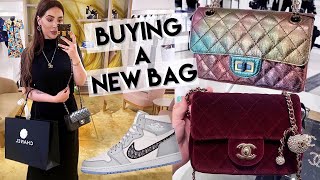 Buying A New Chanel Bag From Métiers D'art Collection + Dior Air Jordan, Amina Muaddi \u0026 LV Shopping