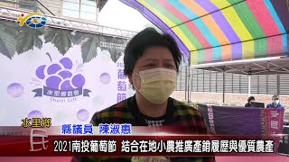 20211115 民議新聞 2021南投葡萄節 結合在地小農推廣產銷履歷與優質農產(縣議員 陳淑惠)