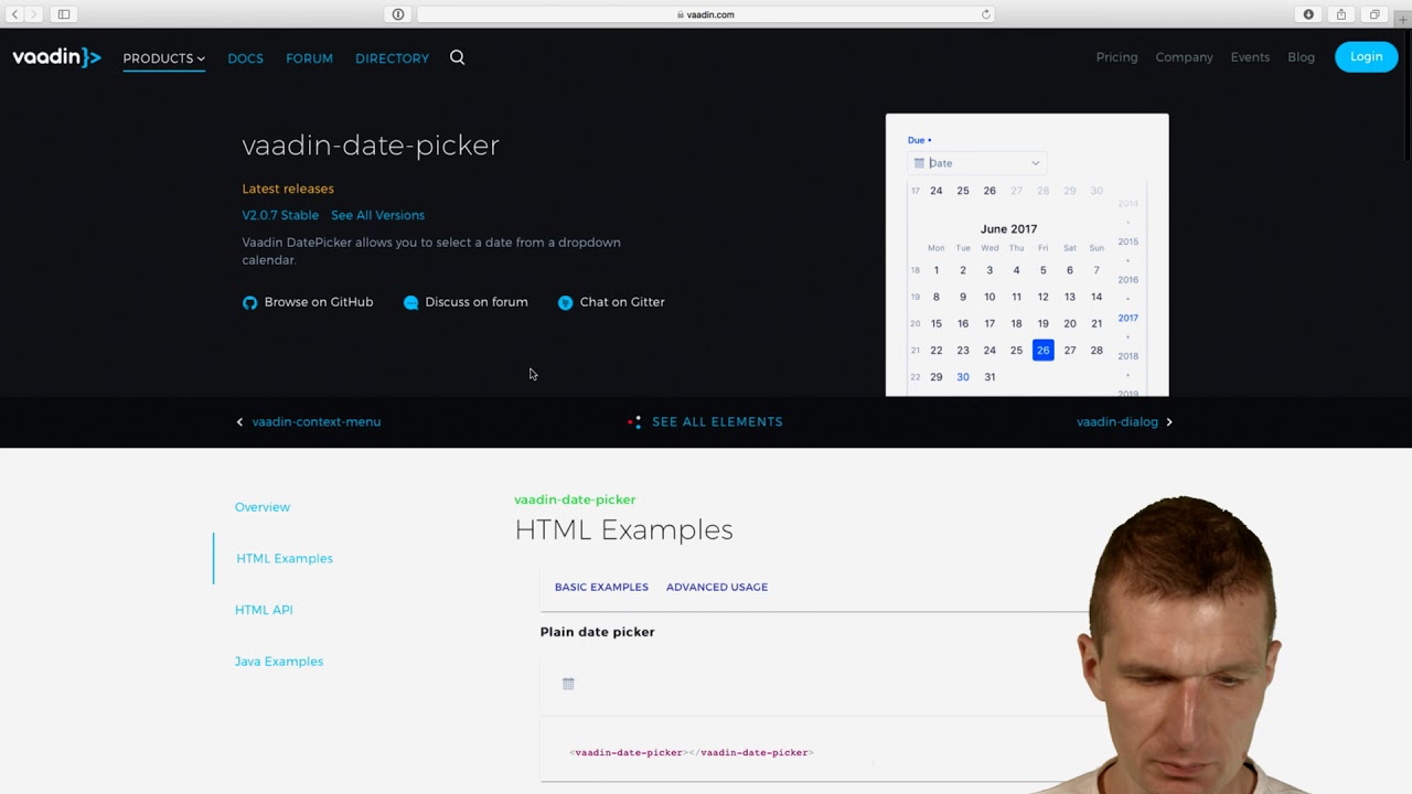Using A Datepicker Webcomponent Youtube