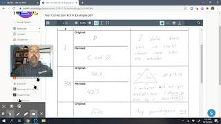 Test and Quiz Corrections